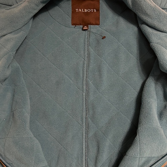 Talbots Teal Quilted Vest - Picture 6 of 7